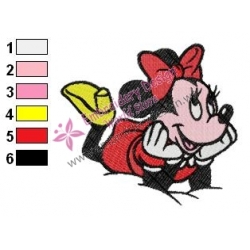 Minnie Mouse Cartoon Embroidery 4